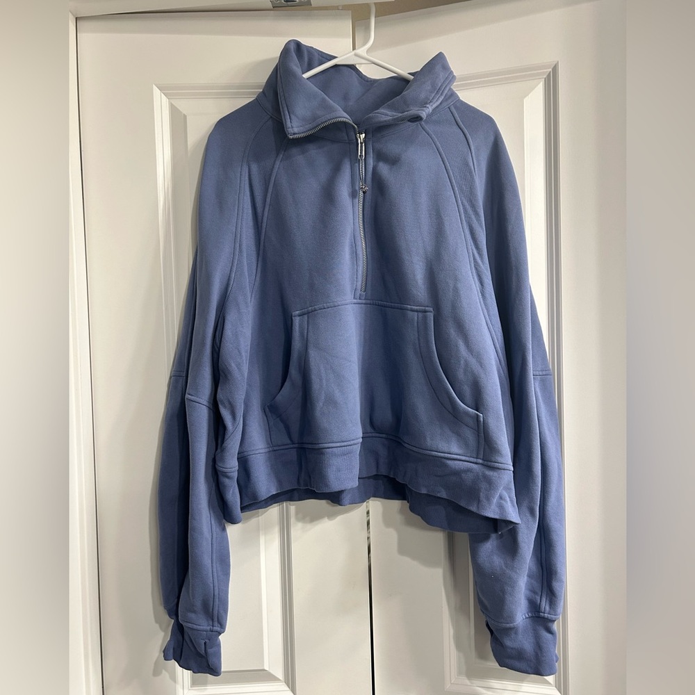 Lululemon Oversized Funnel-Neck Scuba in Water Drop XL/XXL